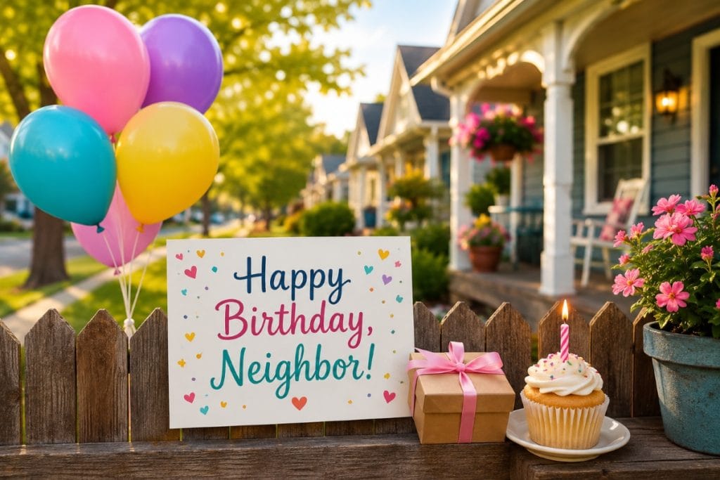 Happy Birthday Neighbor Wishes