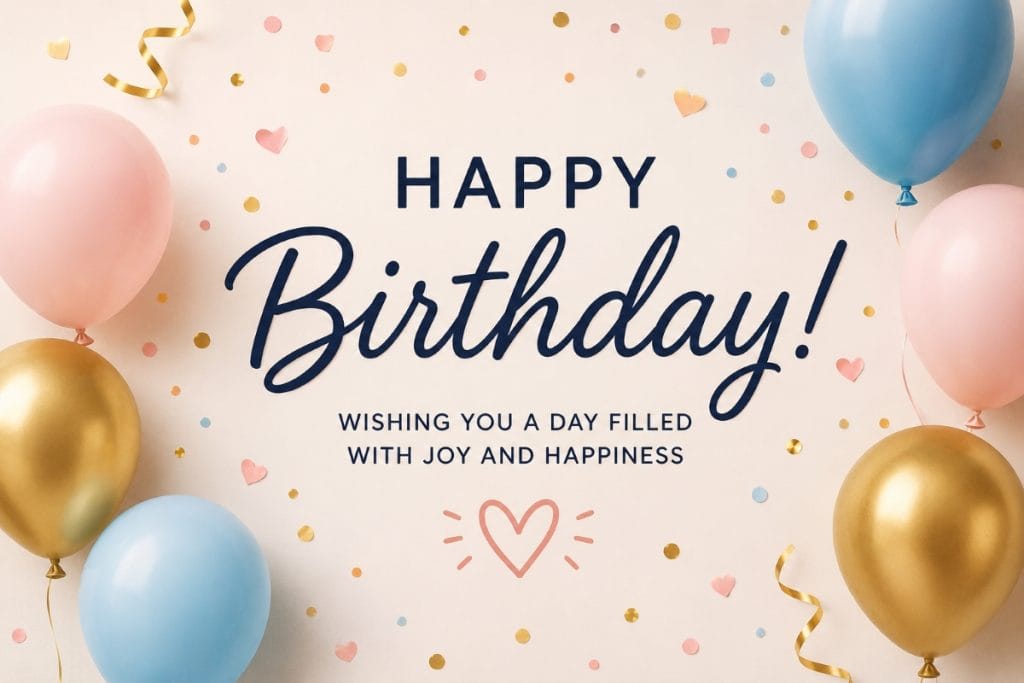 160+ Simple Birthday Wishes That Melt Hearts: Perfect for Texts, Cards, and Social Media Posts Simple Birthday Wishes That Melt Hearts