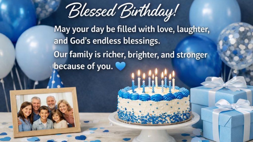 For Family: Blessed Birthday! Our Family Is Richer Because of You
