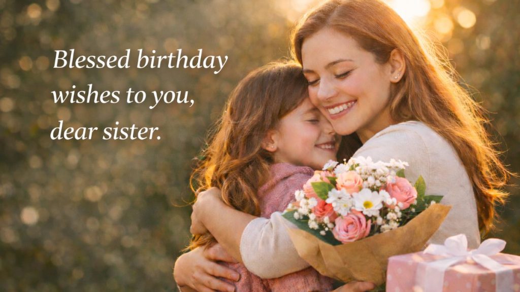 Blessed Birthday Wishes for Sister: God’s Love Shines Through You