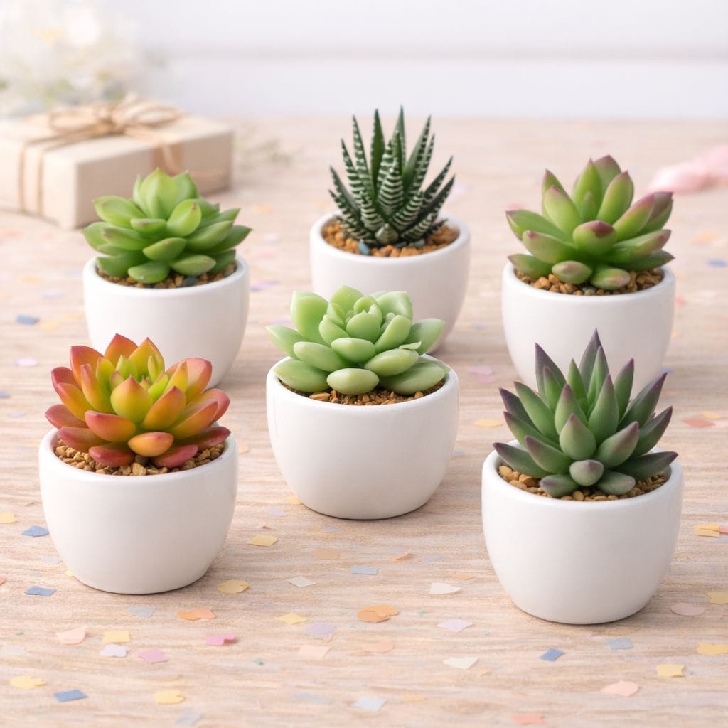 The 10 Best Birthday gifts Under $10 (Affordable, Cute & Thoughtful Ideas) Mini Faux Succulent under $10