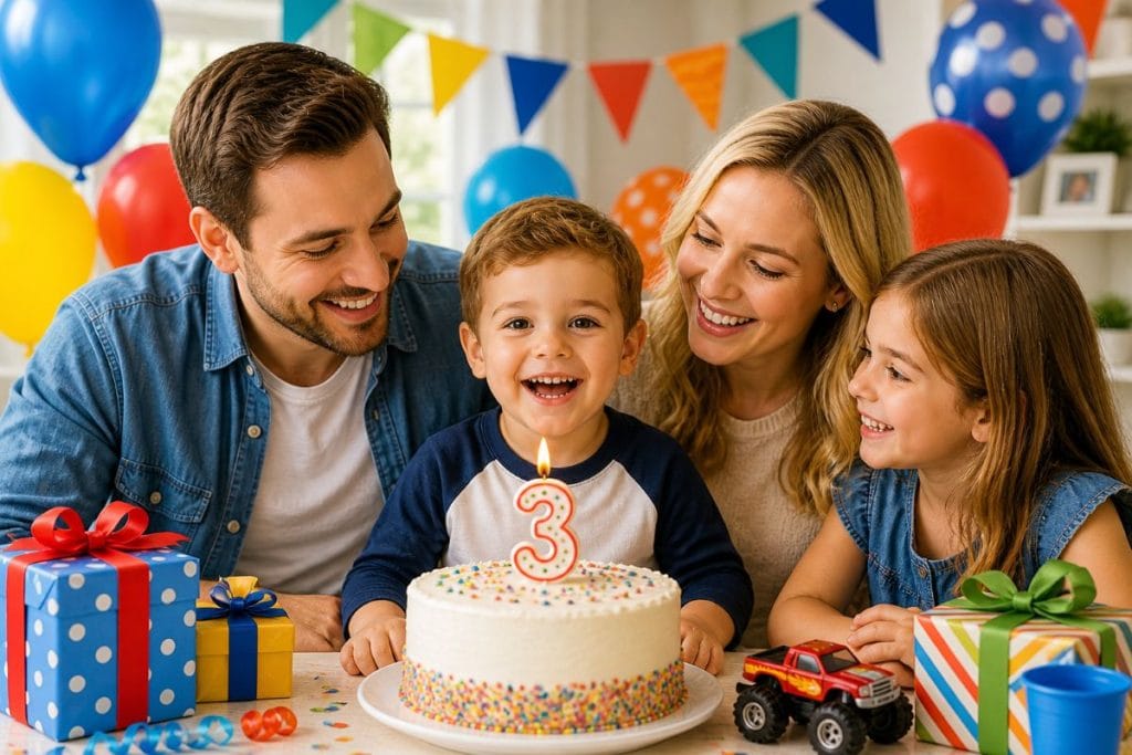 Birthday Wishes for 3 Year Old Boy (Cute, Sweet & Joyful Messages) 🎉 Heart Touching 3rd Birthday Wishes for Boy