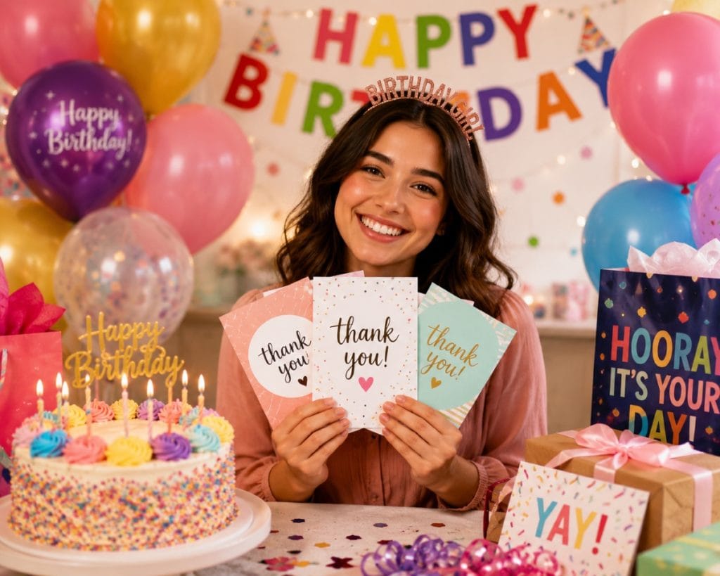 Birthday Party Thank You Messages to Show Your Appreciation