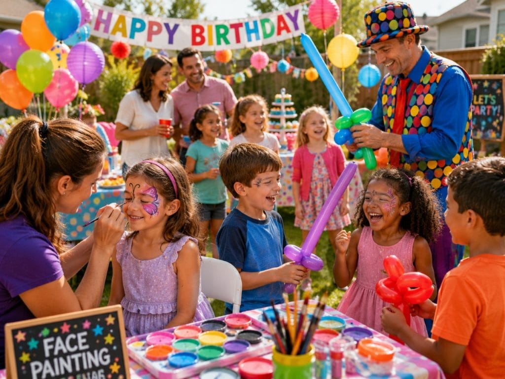 75 Birthday Party Entertainment Ideas for Kids, Adults, Home Parties, and Milestone Celebrations Joyful backyard birthday celebration