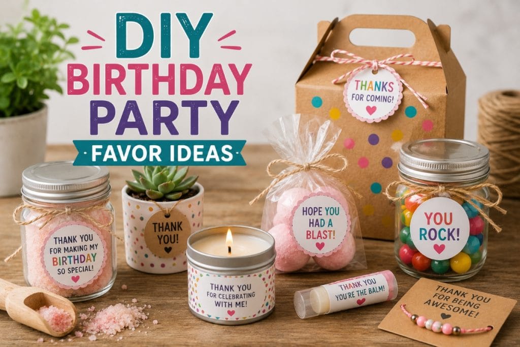 DIY Birthday Party Favor Ideas DIY Birthday Party Favor Ideas