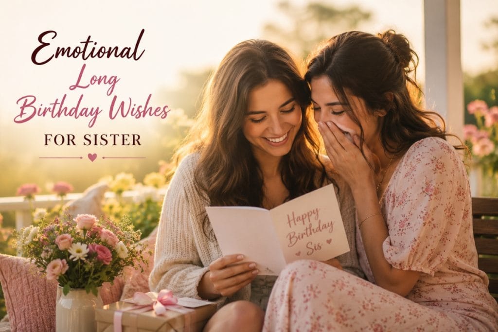 Emotional Long Birthday Wishes for Sister: Heartfelt Messages to Make Her Feel Special